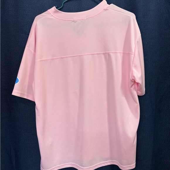 Fashionably Sporty Jersey Top (Baby Pink) size medium - Picture 2 of 4